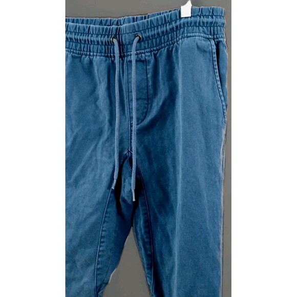 Aeropostale Jogger Pants Small Blue Washed Pull On Cotton Streetwear Tapered EUC - Picture 3 of 9